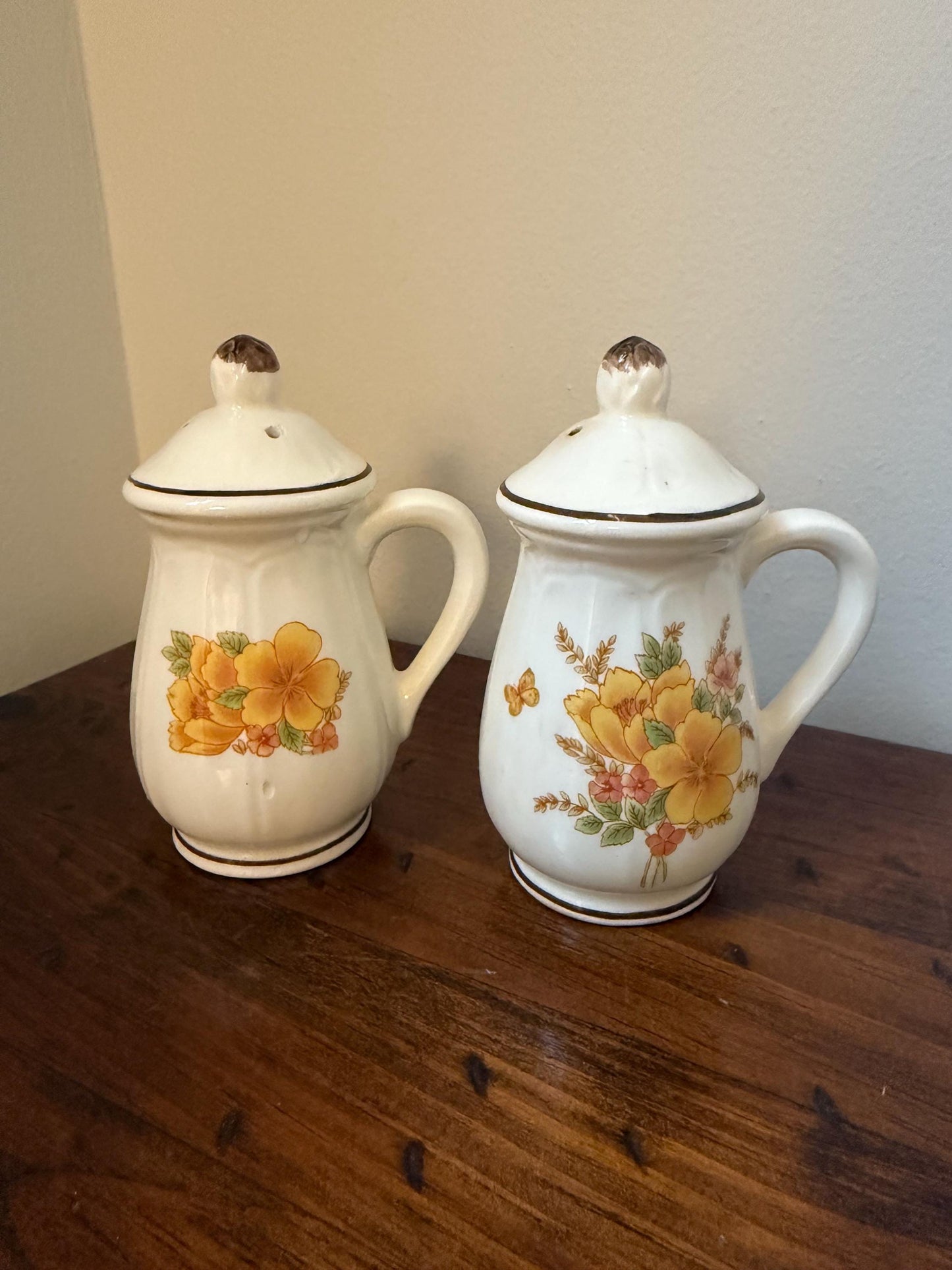 Vintage salt and pepper shakers