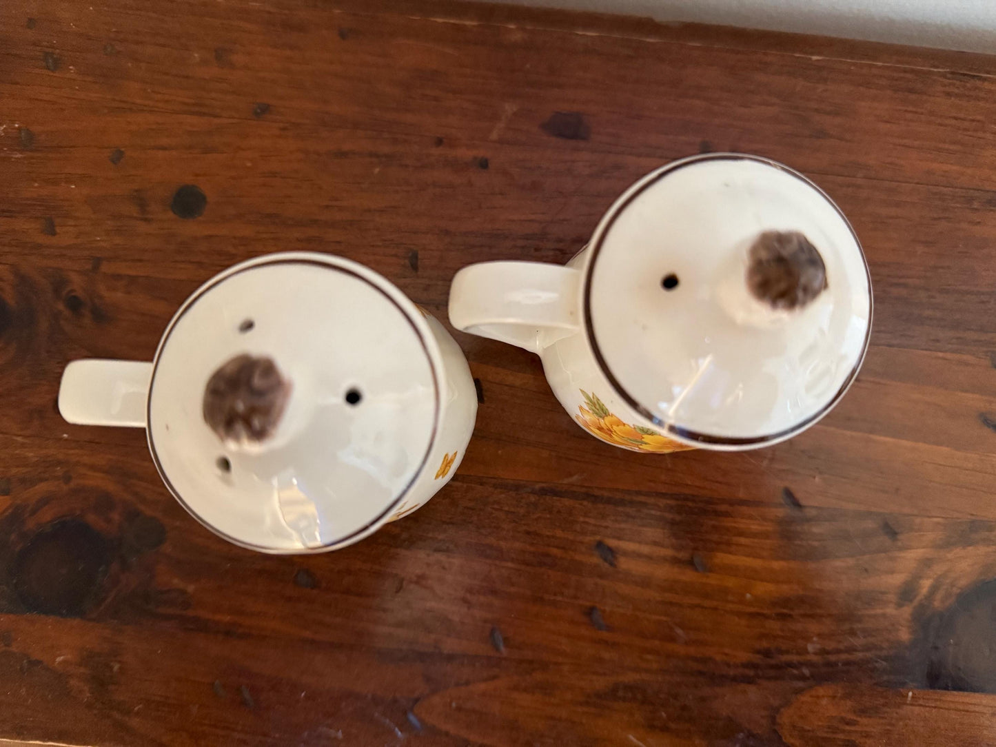 Vintage salt and pepper shakers
