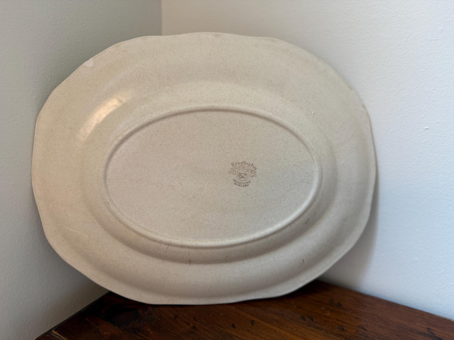 Vintage Kensington Staffordshire Ironstone Platter