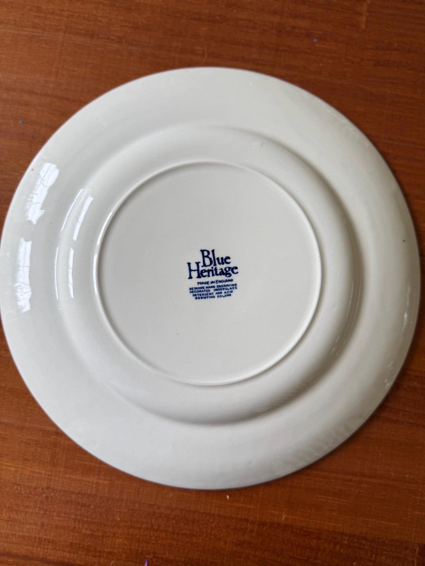 Vintage Wedgwood Blue Heritage Plate