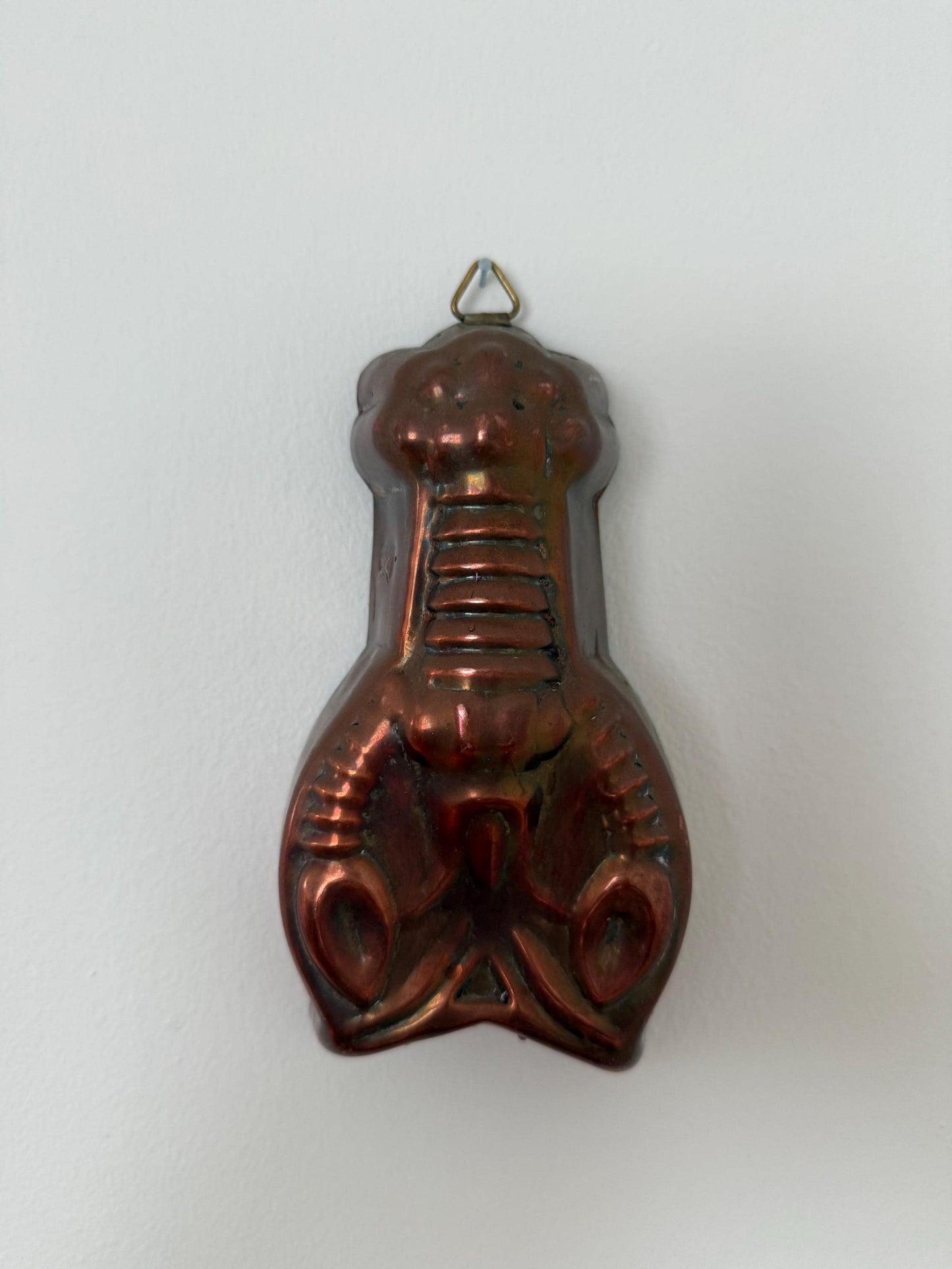 Vintage Copper Lobster Mold
