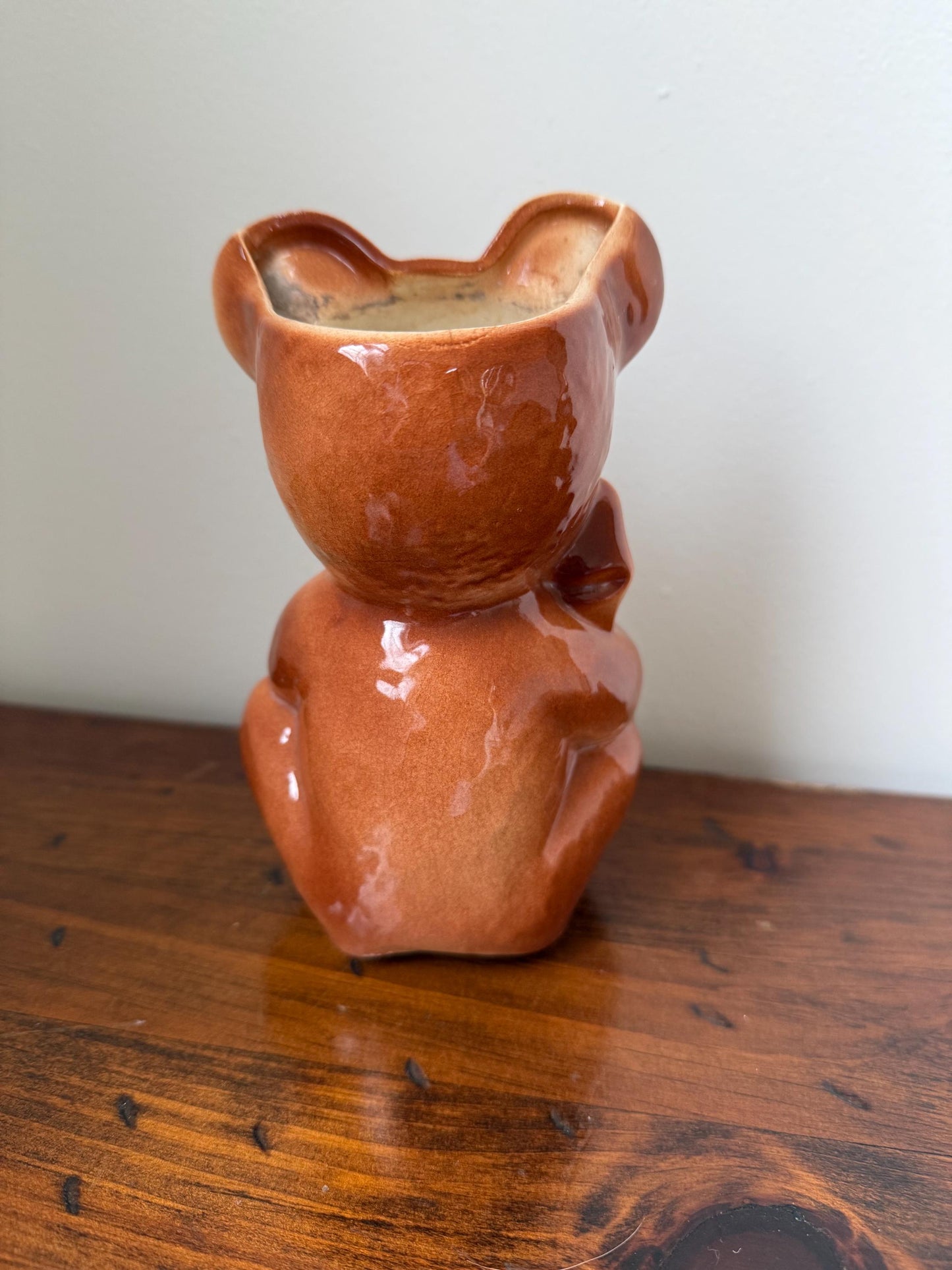 Vintage Teddy Bear Planter