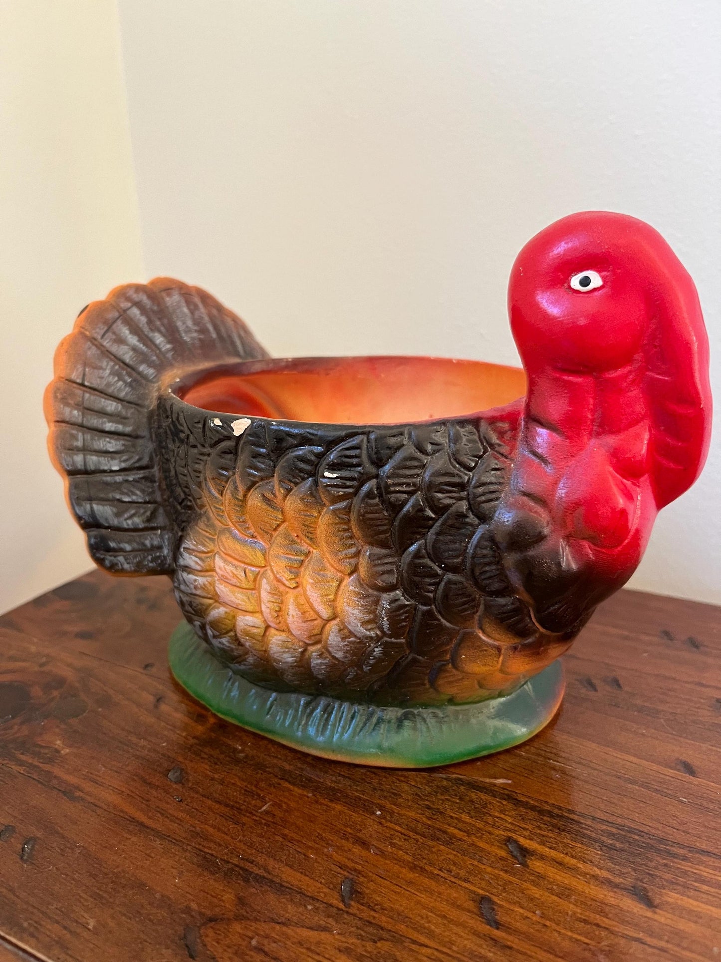 Vintage Ceramic Turkey Planter