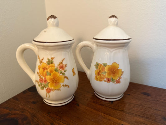 Vintage salt and pepper shakers