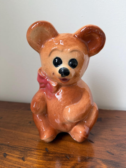 Vintage Teddy Bear Planter