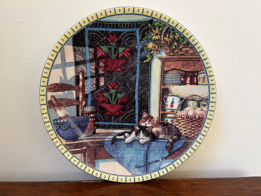 Vintage Decorative Plate ‘Cozy Country Corners’ collection.