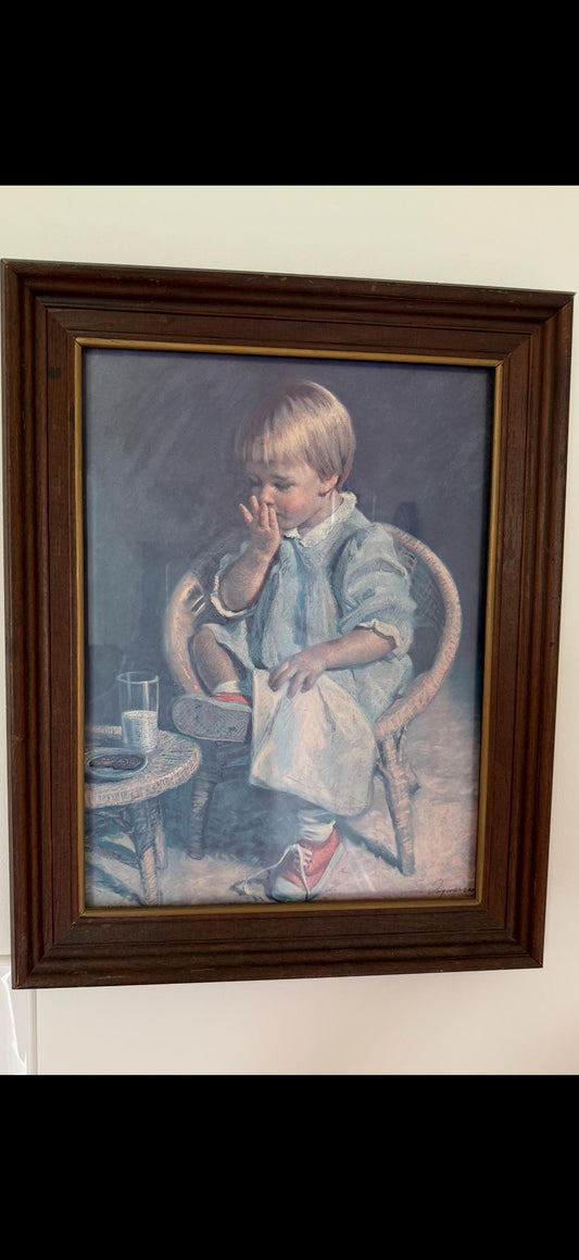 Vintage Framed James Ingwersen Print